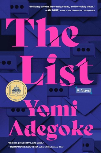 Yomi Adegoke: The list (2023, William Morrow)