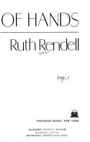 Ruth Rendell: The tree of hands (1984, Pantheon Books)