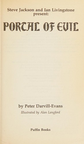 Peter Darvill-Evans: Portal of evil (1989, Puffin)