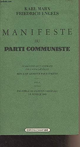 Manifeste du Parti communiste (French language, 1983)