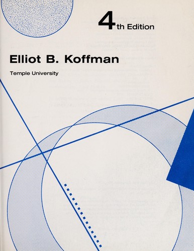 Elliot B. Koffman, Elliot B. Koffman: Pascal (1992, Addison-Wesley)
