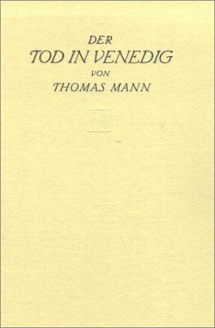 Thomas Mann: Der Tod in Venedig (German language, 1998, S. Fischer)