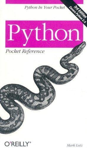 Mark Lutz: Python pocket reference (2005)
