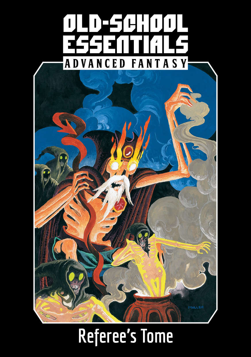 Gavin Norman: Old-School Essentials Advanced Fantasy: Referee's Tome (Hardcover, 2020, Necrotic Gnome, Exalted Funeral)