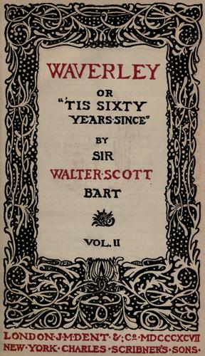 Sir Walter Scott: Waverley novels (1897, J.M. Dent)