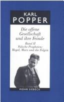 Karl Popper, Hubert Kiesewetter: Die offene Gesellschaft und ihre Feinde 2. Falsche Propheten Hegel, Marx und die Folgen. (Hardcover, 2003, Mohr)