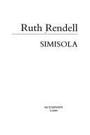 Ruth Rendell: SIMISOLA. (Hardcover, 1994, Hutchinson)