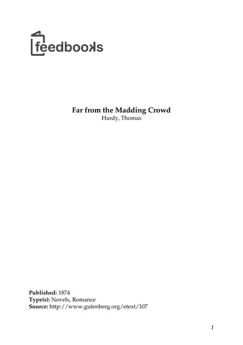 Thomas Hardy: Far from the madding crowd (2003, Penguin Books)