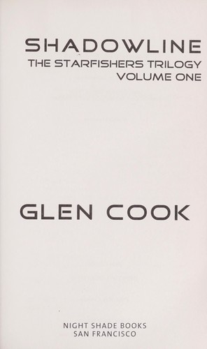 Glen Cook: Shadowline (2010, Night Shade Books)