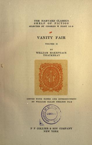 William Makepeace Thackeray: Vanity fair (1917, P. F. Collier & Son)