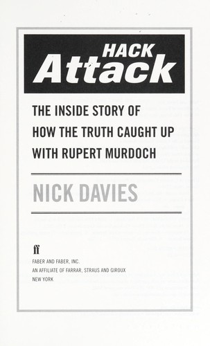 Nick Davies: Hack attack (2014)