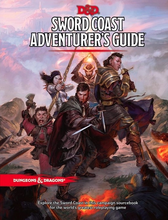 Steve Kenson, Mike Mearls, Jeremy Crawford, Sean K. Reynolds, Matt Sernett, Joseph Carriker, Brian Cortijo, Peter Lee, Jon Leitheusser, Jack Norris, Rodney Thompson: Sword Coast Adventurer's Guide (Hardcover, 2014, Wizards of the Coast, Green Ronin Publishing)