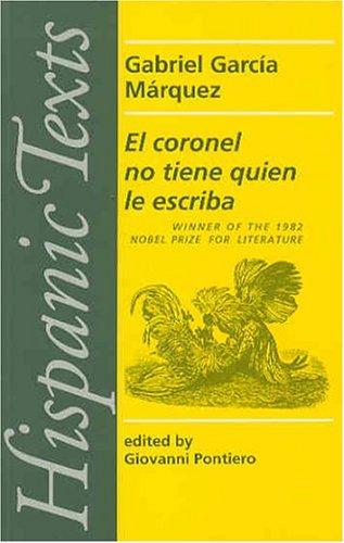 Gabriel García Márquez: El coronel no tiene quien le escriba (Spanish language, 1980, Bruguera)
