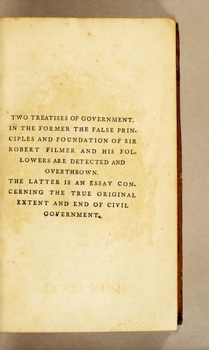 John Locke, Ian Shapiro, Trains of Trains of Thought Publishing, Lee Ward: Two treatises of government (1764, printed MDCLXXXVIIII reprinted, the sixth time, by A. Millar, H. Woodfall, I. Whiston and B. White, I. Rivington, L. Davis and C. Reymers [and 16 others in London])