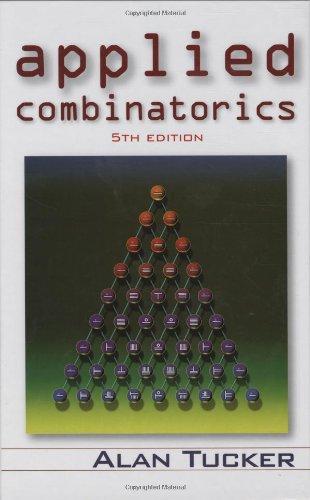 Alan Tucker: Applied combinatorics (2007)