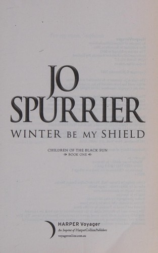 Jo Spurrier: Winter Be My Shield (2015, HarperCollins Publishers Limited)