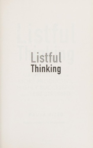 Paula Rizzo: Listful thinking (2014)