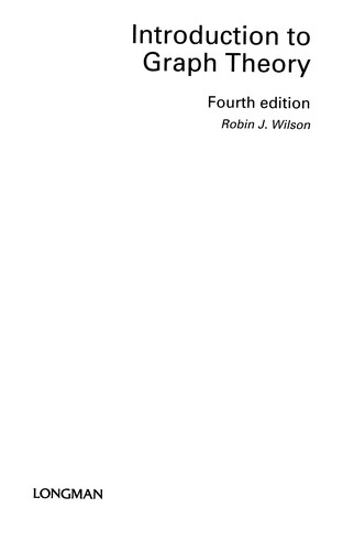 Robin J. Wilson: Introduction to graph theory (Paperback, 1996, Longman)