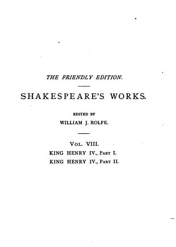 William Shakespeare: Shakespeare's works. (1884, Harper & brothers)