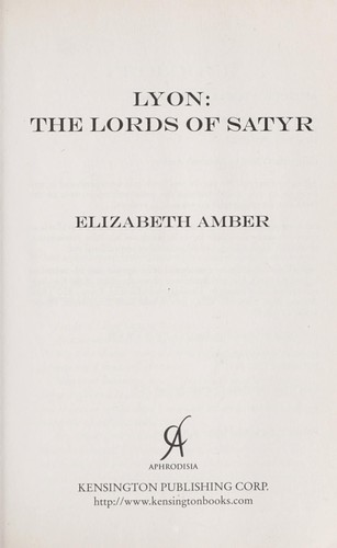 Elizabeth Amber: Lyon (2008, Aphrodisia)