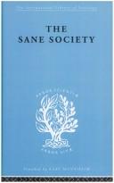 Erich Fromm: The Sane society (1998, Routledge)