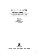 M. Lofgren, O. Lehrmann-Madsen: Object-oriented environments (Hardcover, 1994, Prentice Hall)