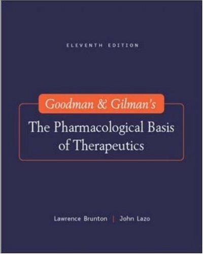 Louis Sanford Goodman: Goodman & Gilman's the pharmacological basis of therapeutics. (2005, McGraw-Hill)