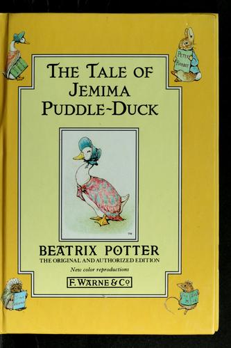 Jean Little: The tale of Jemima Puddle-Duck (1992, F. Warne, Penguin)