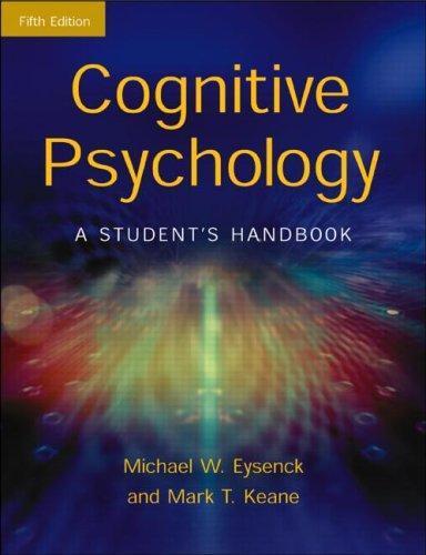 Cognitive psychology (2005)