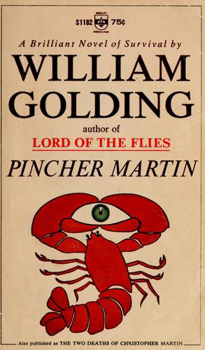 William Golding: Pincher Martin. (1966, G.P. Putnam's Sons)