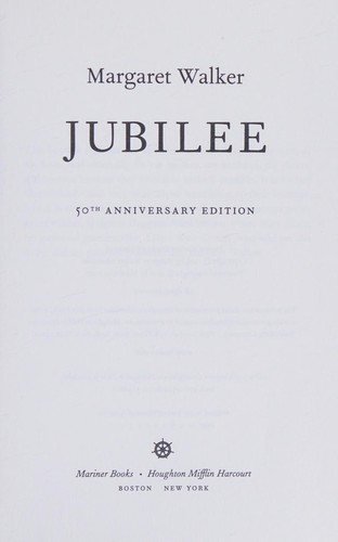 Margaret Walker: Jubilee (2016)