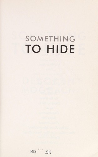 Deborah Moggach: Something to hide (2016)