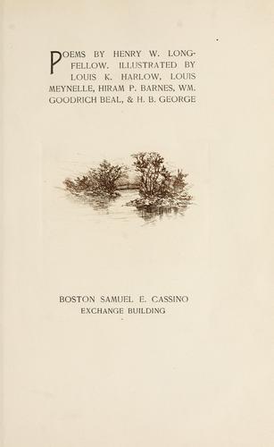 Henry Wadsworth Longfellow: Poems (1892, S.E. Cassino)