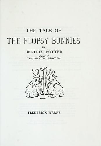 Jean Little: The Tale of the Flopsy Bunnies (Hardcover, 1992, Frederick Warne Publishers Ltd)