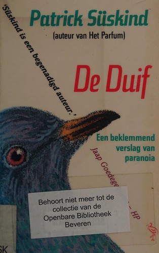 Patrick Süskind: De duif (Dutch language, 1991, Bakker)