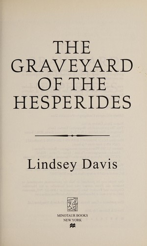 Lindsey Davis: The graveyard of the Hesperides (2016)