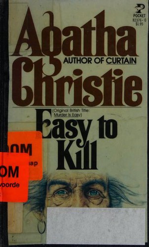Agatha Christie: EASY TO KILL (Paperback, 1967, Pocket Books)