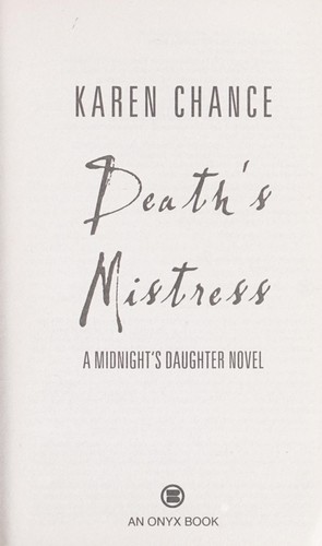 Karen Chance: Death's mistress (2010, Onyx)