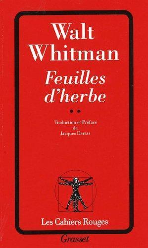 Walt Whitman: Feuilles d'herbe ** (French language, 1994)