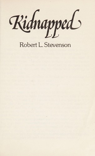 Robert Louis Stevenson: Kidnapped (1990, Priory Books)