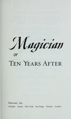 Patricia Wrede, Caroline Stevermer: The mislaid magician, or, ten years after (2006, Harcourt)