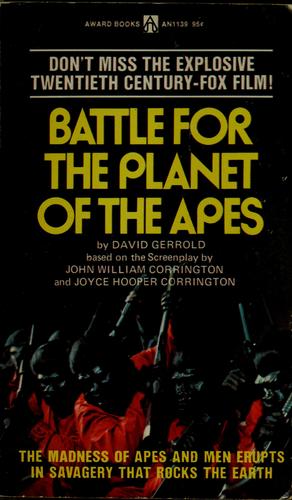 David Gerrold: Battle for the Planet of the Apes (1973, Award Books)