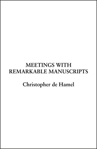 Christopher de Hamel: Meetings with Remarkable Manuscripts (2016, Penguin Books, Limited, imusti, PENGUIN UK)