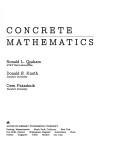 Donald Knuth, Ronald L. Graham, Oren Patashnik: Concrete Mathematics (1988, Addison-Wesley Pub (Sd))