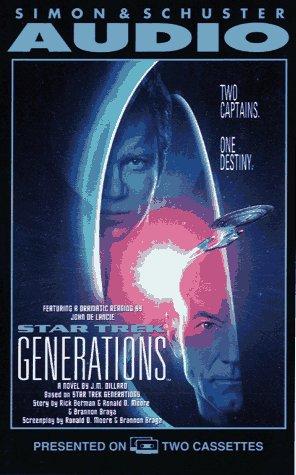 J. M. Dillard, Rick Berman, Ronald D. Moore, Brannon Braga: Star Trek Generations Cassette (AudiobookFormat, 1994, Audioworks)