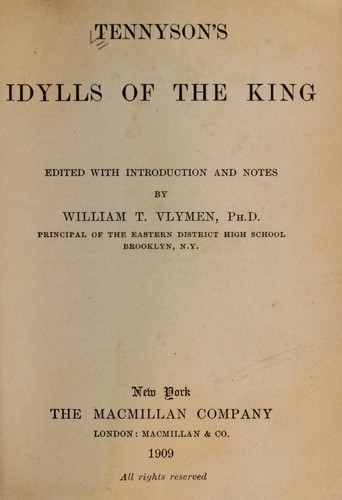 Alfred Lord Tennyson: Idylls of the King (1961, New American Library)