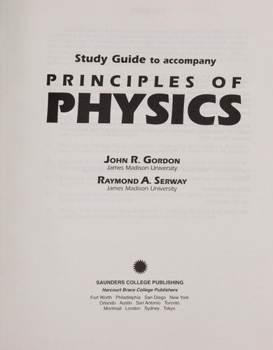 Raymond A. Serway: Principles of Physics (Paperback, 1976, Harcourt Brace College Publishers)