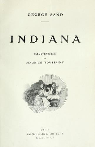 George Sand: Indiana (1909, Calmann-Lévy)