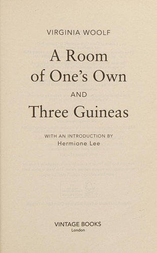 A room of one's own (2001, Vintage)