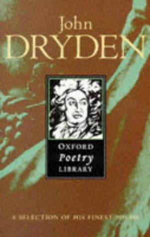 John Dryden: John Dryden (1994, Oxford University Press)